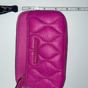 Vera Bradley quilted Sophie wristlet magenta